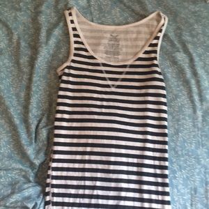 Black & White Striped Tank Top